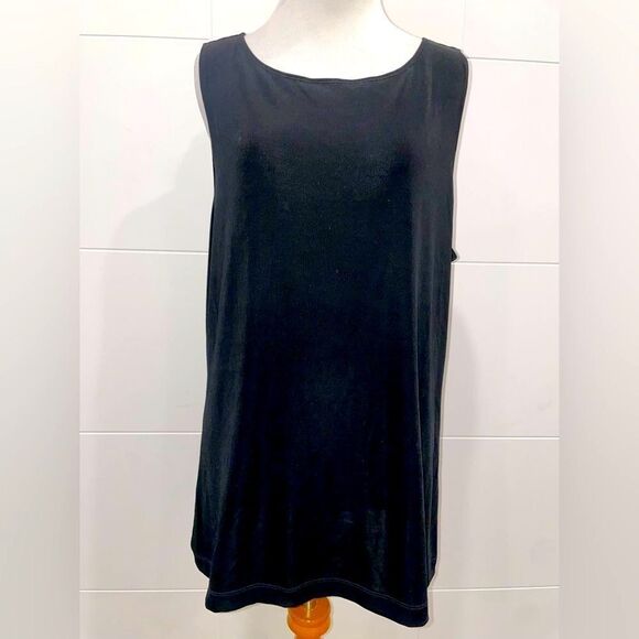 XL Chico’s, Tank Top, black, stretchy material, essential piece, camisole - Picture 1 of 7